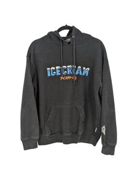 Icecream Graphic Hoodie Ice Cream Logo Streetwear Skater Urban Pullover Medium
